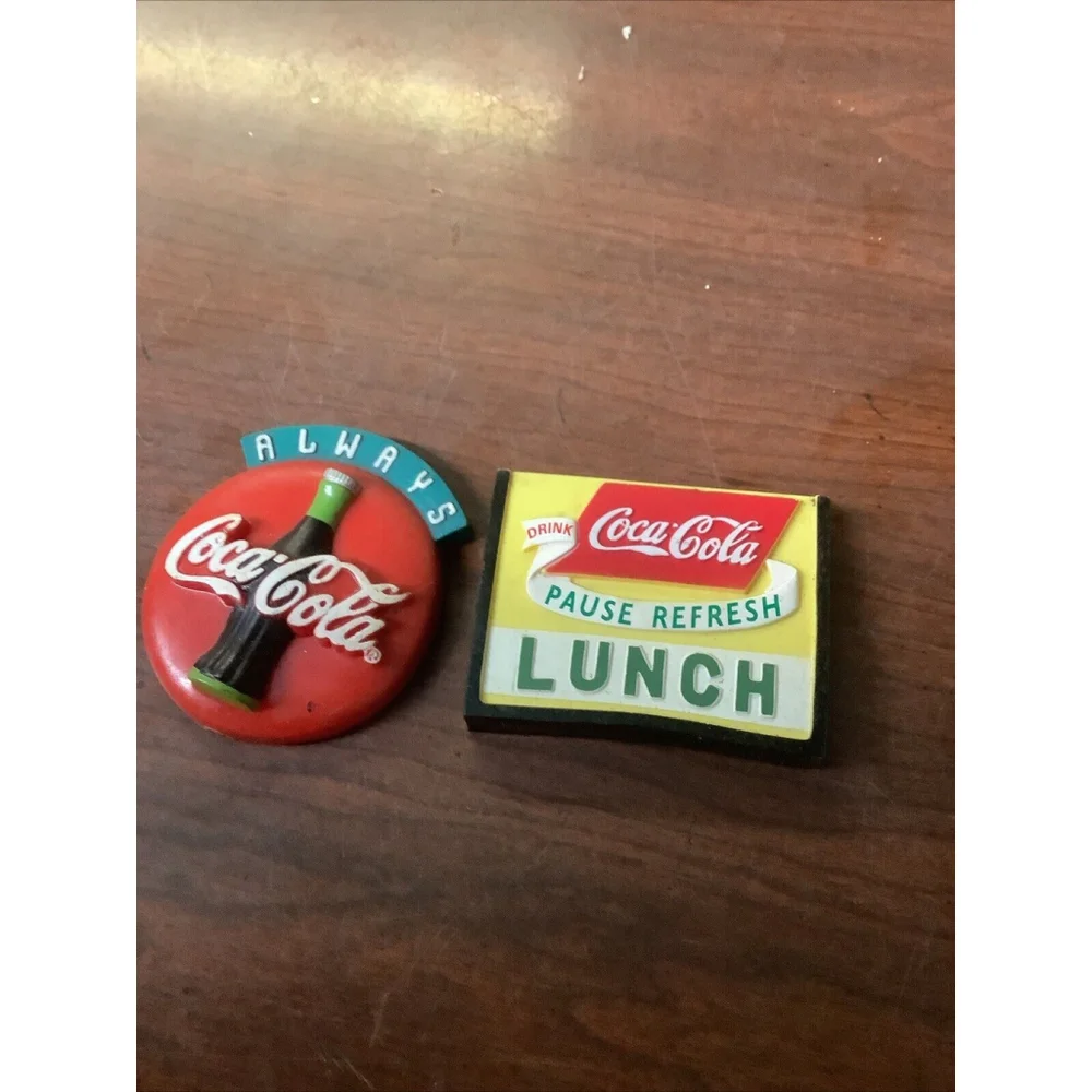 Vintage Coca Cola Refrigerator Magnets Advertising Retro Style Bottle